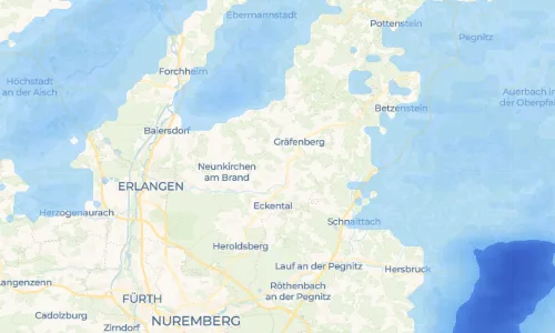 Regenradar Vorschaubild - Aktuelle Niederschläge in Unterlindelbach und Umgebung
