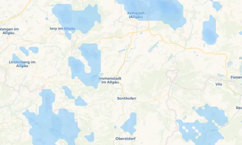 Regenradar-Vorschau: aktuelle Niederschläge in Untermaiselstein und Umgebung