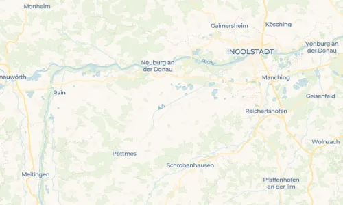 Regenradar Untermaxfeld: aktuelle Niederschläge in Untermaxfeld und Umgebung, Stand 24. Oktober 2026 um 2:55 Uhr