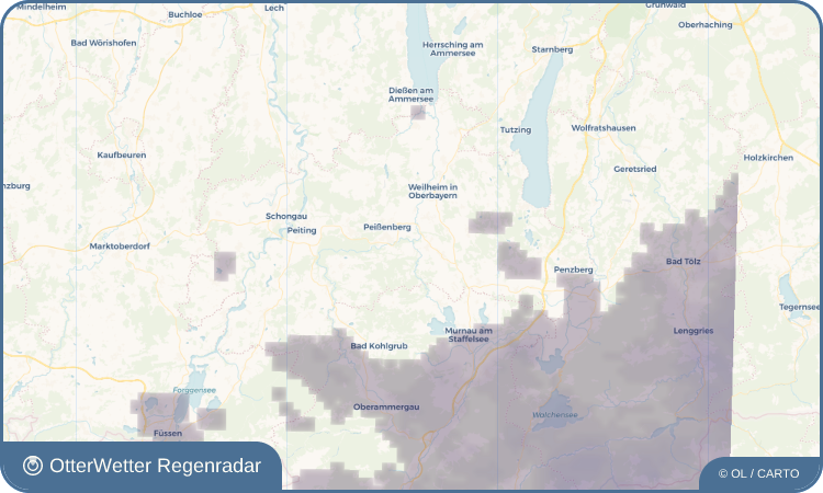 OtterWetter Regenradar-Widget Untermaxlried