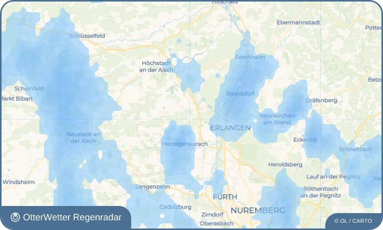 Widget-Vorschau für Untermembach Wetter-Widget-Vorschau mit Vorhersagedaten für Untermembach