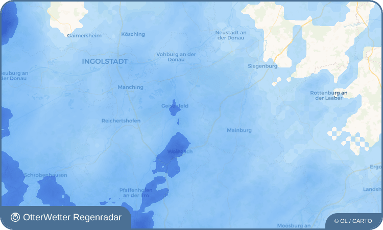 OtterWetter Regenradar-Widget Untermettenbach