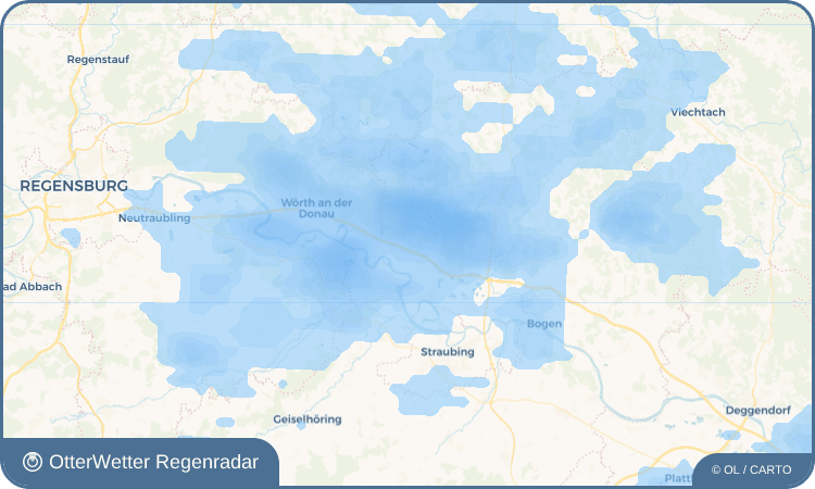 OtterWetter Regenradar-Widget Untermiethnach