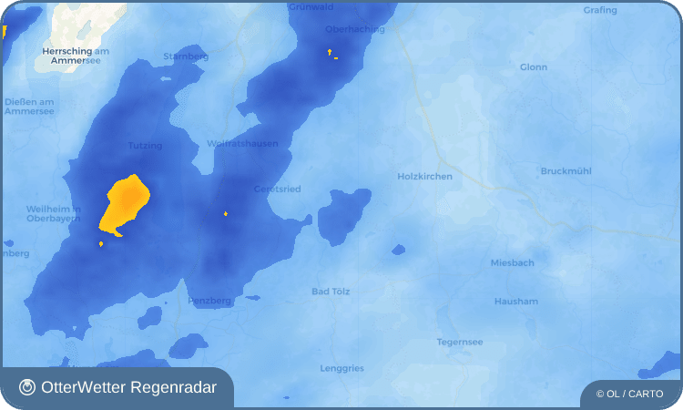 OtterWetter Regenradar-Widget Untermühlthal
