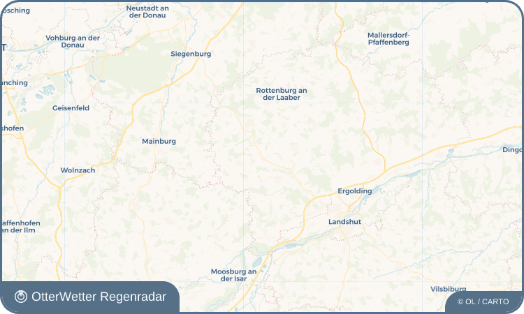 OtterWetter Regenradar-Widget Unterneuhausen