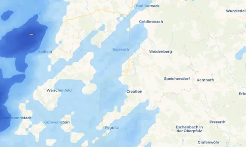 Regenradar Vorschaubild - Aktuelle Niederschläge in Unternschreez und Umgebung