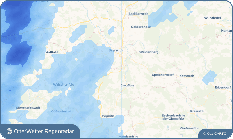 OtterWetter Regenradar-Widget Unternschreez