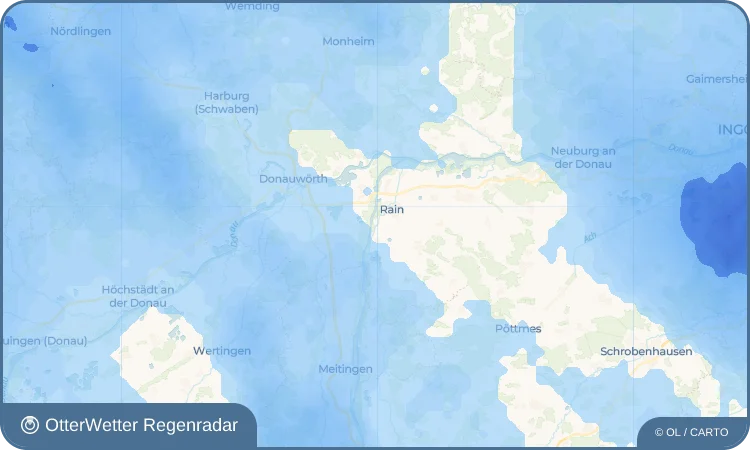Widget-Vorschau für Unterpeiching Wetter-Widget-Vorschau mit Vorhersagedaten für Unterpeiching