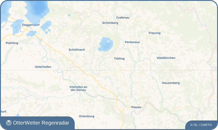 OtterWetter Regenradar-Widget Unterpolling