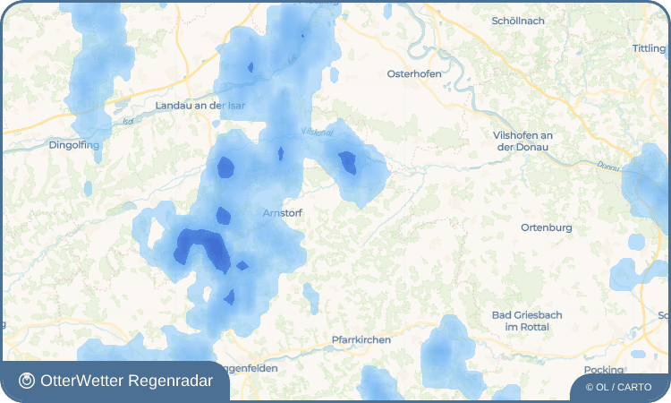 OtterWetter Regenradar-Widget Unterradlsbach