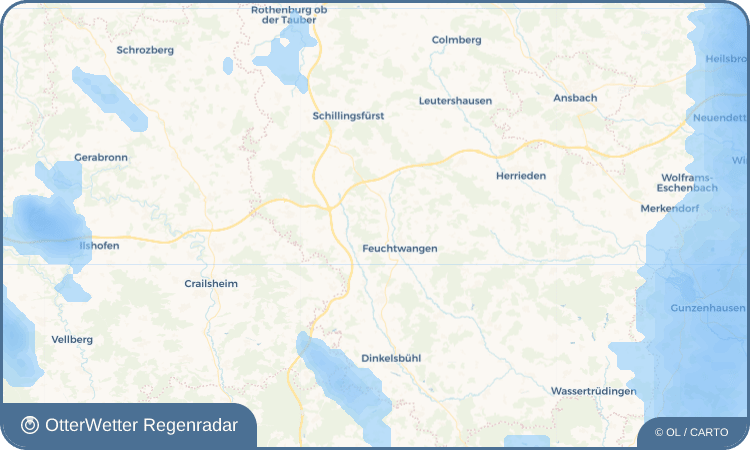 OtterWetter Regenradar-Widget Unterransbach