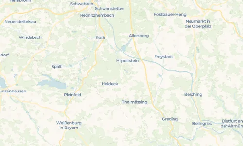 Regenradar Vorschaubild - Aktuelle Niederschläge in Unterrödel und Umgebung