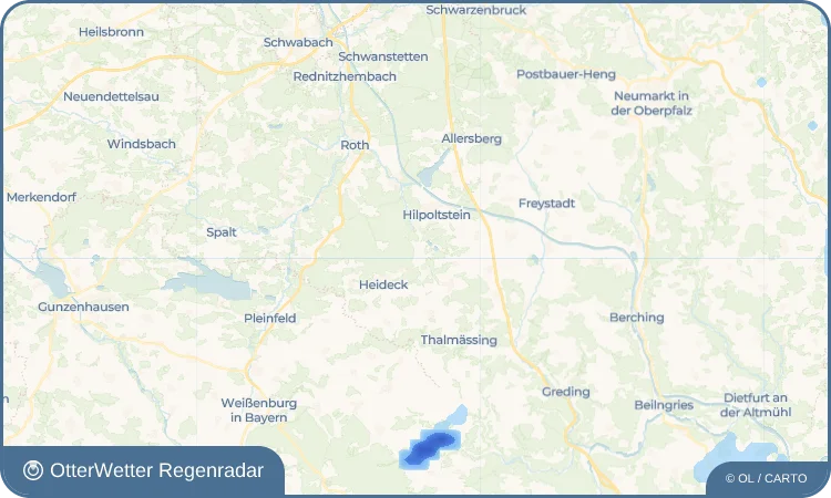 Widget-Vorschau für Unterrödel Wetter-Widget-Vorschau mit Vorhersagedaten für Unterrödel