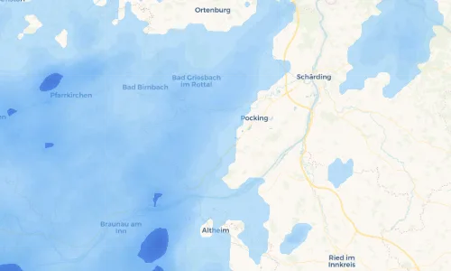 Regenradar Vorschaubild - Aktuelle Niederschläge in Unterrohr und Umgebung