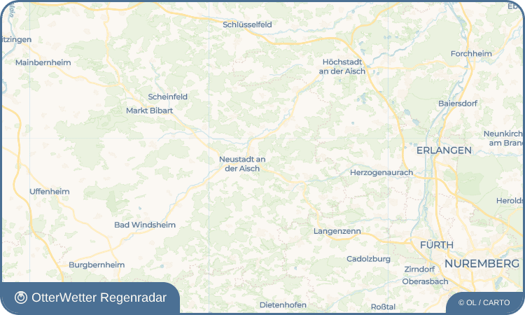 OtterWetter Regenradar-Widget Untersachsen