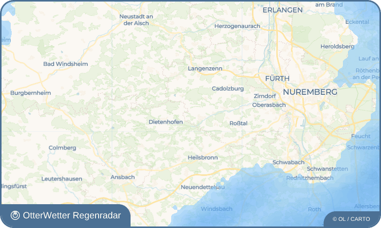 OtterWetter Regenradar-Widget Unterschlauersbach