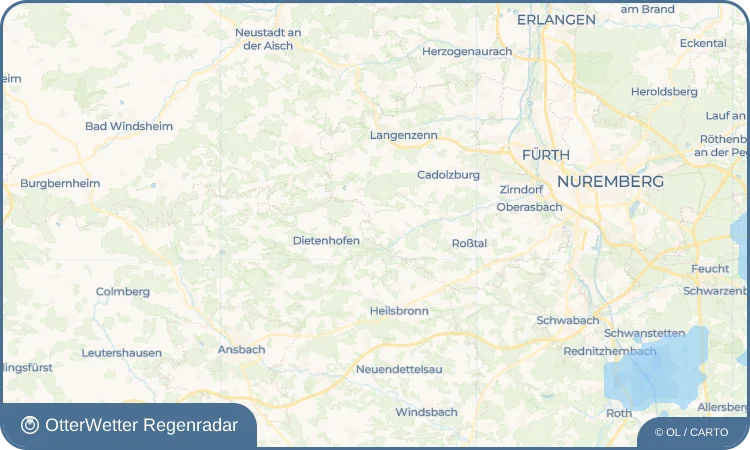 Widget-Vorschau für Unterschlauersbach Wetter-Widget-Vorschau mit Vorhersagedaten für Unterschlauersbach
