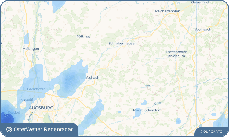 OtterWetter Regenradar-Widget Unterschönbach