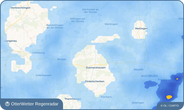 OtterWetter Regenradar-Widget Unterschöneberg