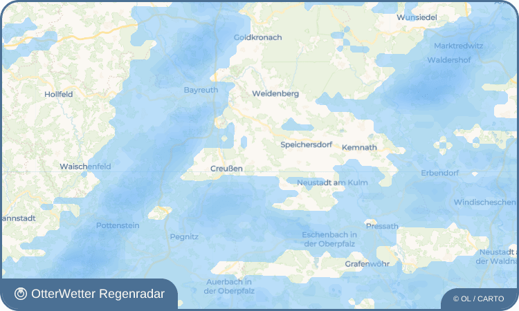 OtterWetter Regenradar-Widget Unterschwarzach