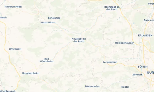 Regenradar Vorschaubild - Aktuelle Niederschläge in Unterschweinach und Umgebung