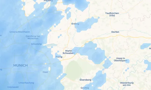Regenradar Vorschaubild - Aktuelle Niederschläge in Unterschwillach und Umgebung