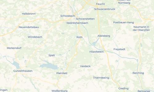 Regenradar Vorschaubild - Aktuelle Niederschläge in Untersteinbach an der Haide und Umgebung