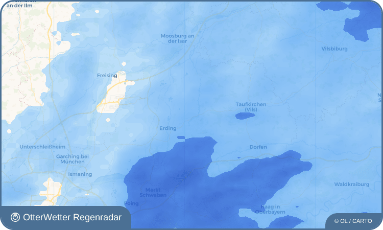 OtterWetter Regenradar-Widget Unterstrogn