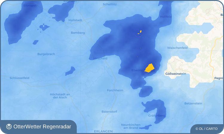 OtterWetter Regenradar-Widget Unterstürmig