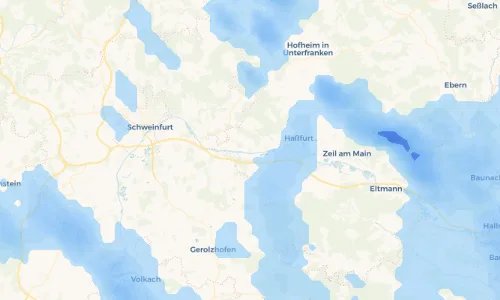 Regenradar Vorschaubild - Aktuelle Niederschläge in Untertheres und Umgebung