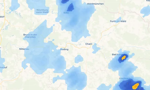 Regenradar Vorschaubild - Aktuelle Niederschläge in Untertraubenbach und Umgebung