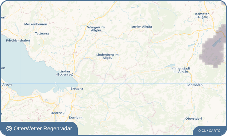OtterWetter Regenradar-Widget Untertrogen