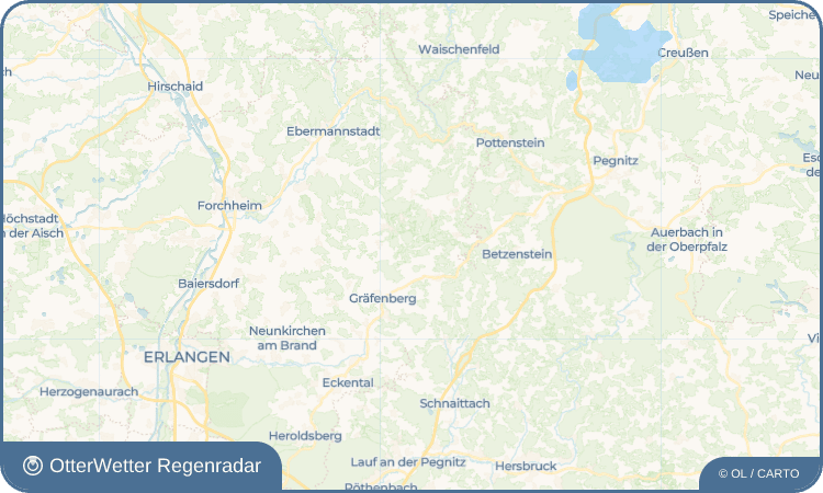OtterWetter Regenradar-Widget Untertrubach