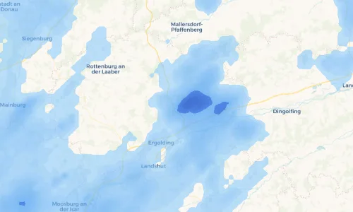 Regenradar Vorschaubild - Aktuelle Niederschläge in Unterunsbach und Umgebung