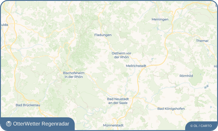 OtterWetter Regenradar-Widget Unterwaldbehrungen