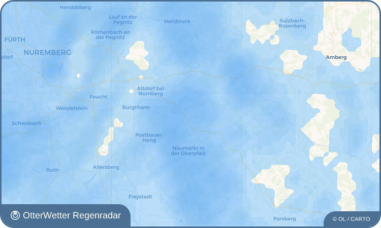 Wetter-Widget-Vorschau mit Vorhersagedaten für Unterwall