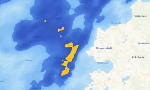 Regenradar Vorschaubild - Aktuelle Niederschläge in Unterwallenstadt und Umgebung