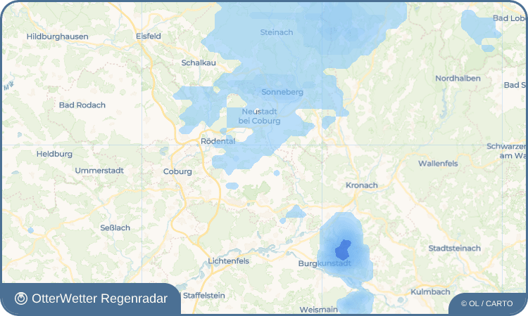 Widget-Vorschau für Unterwasungen Wetter-Widget-Vorschau mit Vorhersagedaten für Unterwasungen