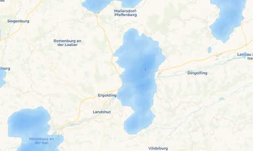 Regenradar Vorschaubild - Aktuelle Niederschläge in Unterwattenbach und Umgebung
