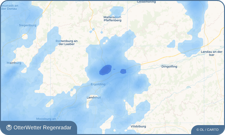 Wetter-Widget-Vorschau mit Vorhersagedaten für Unterwattenbach
