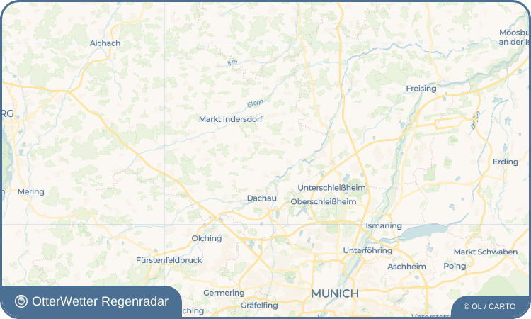 OtterWetter Regenradar-Widget Unterweilbach