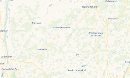 Regenradar Vorschaubild - Aktuelle Niederschläge in Unterweilenbach und Umgebung