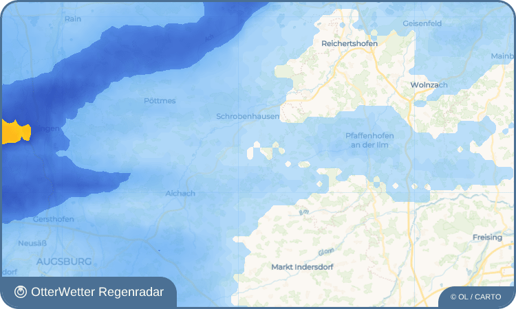 OtterWetter Regenradar-Widget Unterweilenbach