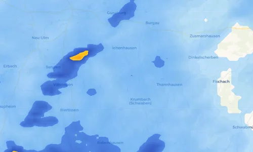 Regenradar Vorschaubild - Aktuelle Niederschläge in Unterwiesenbach und Umgebung