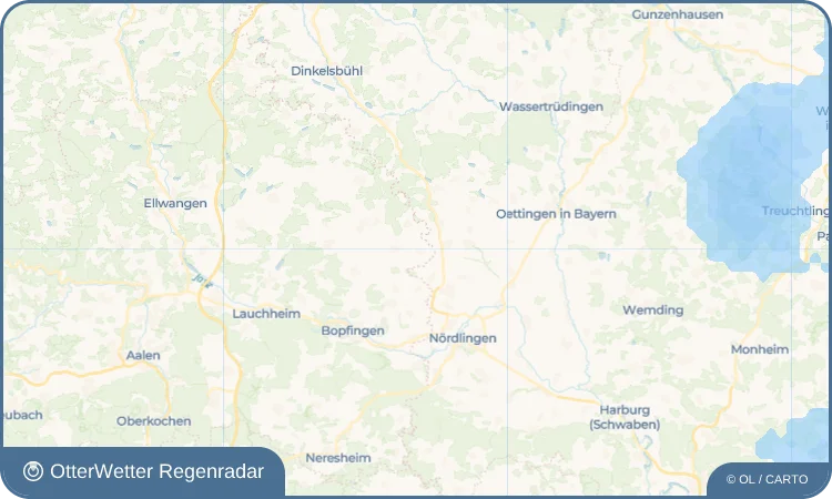 Wetter-Widget-Vorschau mit Vorhersagedaten für Unterwilflingen