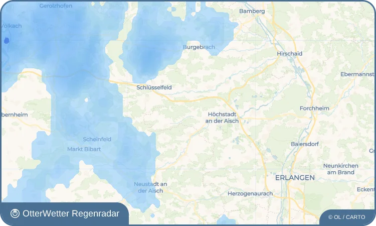 Widget-Vorschau für Unterwinterbach Wetter-Widget-Vorschau mit Vorhersagedaten für Unterwinterbach