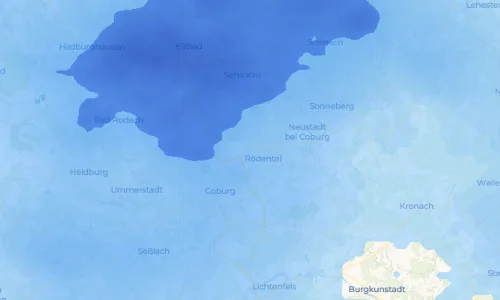 Regenradar Vorschaubild - Aktuelle Niederschläge in Unterwohlsbach und Umgebung