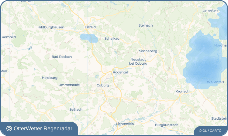 OtterWetter Regenradar-Widget Unterwohlsbach