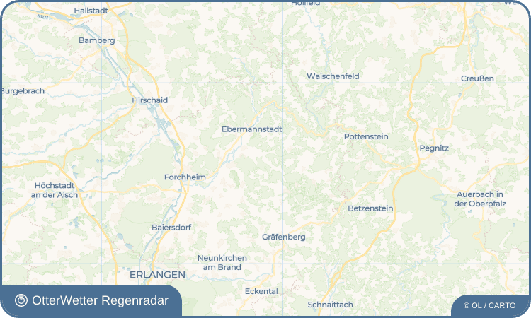 OtterWetter Regenradar-Widget Unterzaunsbach