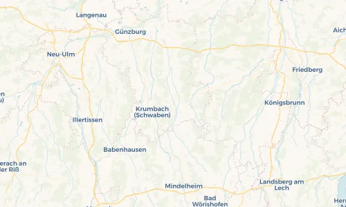 Regenradar Vorschaubild - Aktuelle Niederschläge in Ursberg und Umgebung